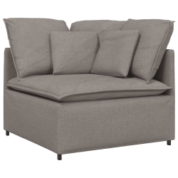 Sofa modułowa z poduszkami Tkanina Taupe