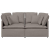 Sofa modułowa z poduszkami Tkanina Taupe