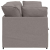 Sofa modułowa z poduszkami Tkanina Taupe
