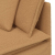 Sofa modułowa z poduszkami Tkanina przypominająca wełnę