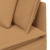 Sofa modułowa z podnóżkiem i poduszkami Kręcona tkanina
