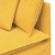 Sofa modułowa z poduszkami Tkanina sztruksowa Jasnożółta