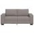 Sofa 2-osobowa, kolor taupe, 140 cm, tkaniną