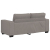 Sofa 2-osobowa, kolor taupe, 140 cm, tkaniną