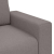 Sofa 2-osobowa, kolor taupe, 140 cm, tkaniną