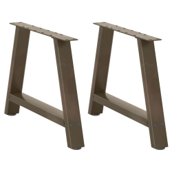 Nogi do stolika kawowego, 2 szt., 70x(42-43) cm, stal