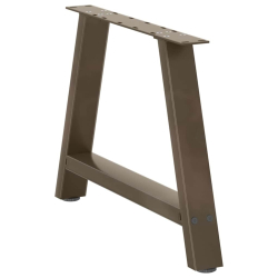 Nogi do stolika kawowego, 2 szt., 70x(42-43) cm, stal
