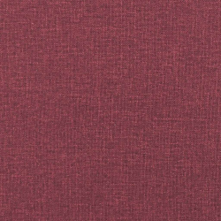 Sofa 2-osobowa w kolorze czerwonego wina 120 cm Tkanina