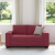 Sofa 2-osobowa w kolorze czerwonego wina 120 cm Tkanina