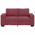Sofa 2-osobowa w kolorze czerwonego wina 120 cm Tkanina
