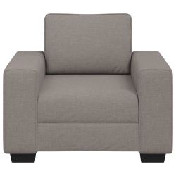 Sofa Fotel Taupe 60 cm Tkanina