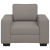 Sofa Fotel Taupe 60 cm Tkanina