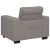 Sofa Fotel Taupe 60 cm Tkanina