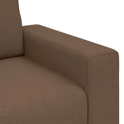 Sofa Fotel Brązowy 60 cm Tkanina