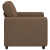 Sofa Fotel Brązowy 60 cm Tkanina