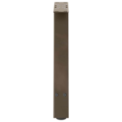 Nogi do stolika kawowego, 2 szt., 38x(42-43) cm, stal