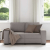 Sofa 2-osobowa Taupe 120 cm Tkanina