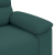 Sofa 2-osobowa Ciemnozielona 120 cm Tkanina