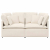 Sofa modułowa z poduszkami Tkanina przypominająca wełnę