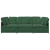 Sofa modułowa z poduszkami Tkanina sztruksowa Jungle Green