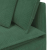 Sofa modułowa z podnóżkiem i poduszkami Tkanina kordowa