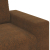 Zestaw 2 Brązowy Tkanina, Drewno Duży Smukły Sofa
