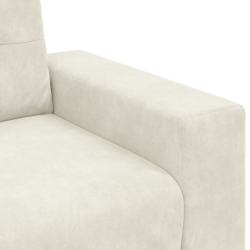 Aksamit kremowy Tkanina aksamitna Średni Wytrzymały Sofa