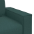Sofa Jasnoszara 59 cm Materiał Ciemnozielona Poliester, Drewno