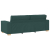 Sofa Jasnoszara 59 cm Materiał Ciemnozielona Poliester, Drewno