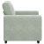 Sofa Fotel Jasnoszary 60 cm Aksamit