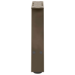 Nogi do stolika kawowego, 2 szt., 30x(30-31) cm, stal