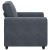 Sofa Fotel Ciemnoszary 60 cm Aksamit