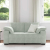 Sofa dwuosobowa Jasnoszara 120 cm Aksamit