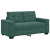 Zestaw 2 Taupe Tkanina Średni Regulowane podłokietniki Sofa