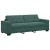 Zestaw 2 Taupe Tkanina Średni Regulowane podłokietniki Sofa