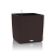 LECHUZA Doniczka CUBE Cottage 50 ALL-IN-ONE, kolor mokka