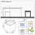 LECHUZA Doniczka CUBE Cottage 50 ALL-IN-ONE, kolor mokka