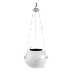 LECHUZA Donica wisząca BOLA Color 23 ALL-IN-ONE, biała