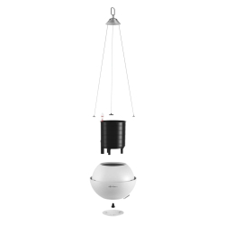 LECHUZA Donica wisząca BOLA Color 23 ALL-IN-ONE, biała