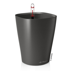 LECHUZA Donica DELTINI ALL-IN-ONE, metaliczny grafitowy