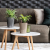LECHUZA Donica DELTINI ALL-IN-ONE, metaliczny grafitowy