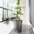 LECHUZA Donica DELTINI ALL-IN-ONE, metaliczny grafitowy