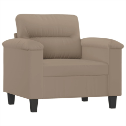 4-cz. komplet wypoczynkowy z poduszkami, taupe, mikrofibra