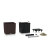 LECHUZA Doniczka CUBE Cottage 40 ALL-IN-ONE, kolor mokka
