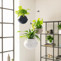 LECHUZA Donica wisząca BOLA Color 32 ALL-IN-ONE, piaskowy brąz