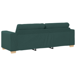 Sofa 2 częściowa  z poduszkami Żółta tkanina