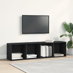 Szafka na Książki/Szafka RTV Czarny Dąb 36x30x143 cm