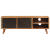Szafka pod TV, 112x30x40 cm, lite drewno akacjowe