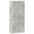 szafka na buty  szary beton 80x35,5x180 cm z materiału drewnopochodnego
