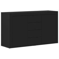 Bufet Czarny Materiał drewnopochodny 120 x 36 x 69 cm